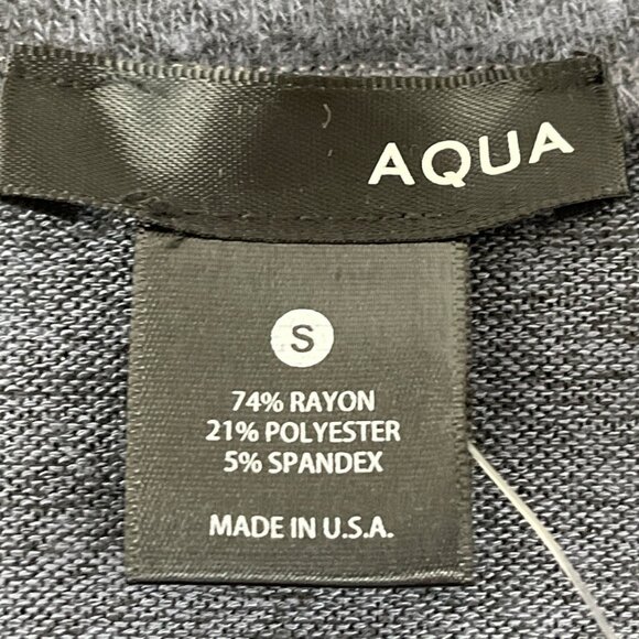 Aqua Womens Blue Peplum Long Sleeve Top With Bell Sleeves Sz S - New - Picture 6 of 7